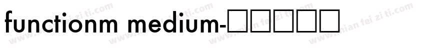 functionm medium字体转换